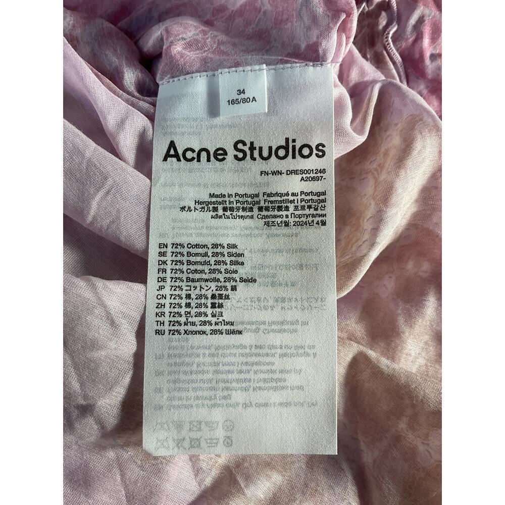 Acne Studios Sheer Pink Daftan Dress Size 40 EU / 8 US - Picture 6 of 6